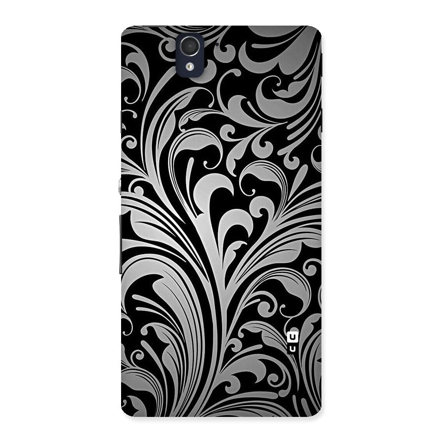 Grey Beauty Pattern Back Case for Sony Xperia Z