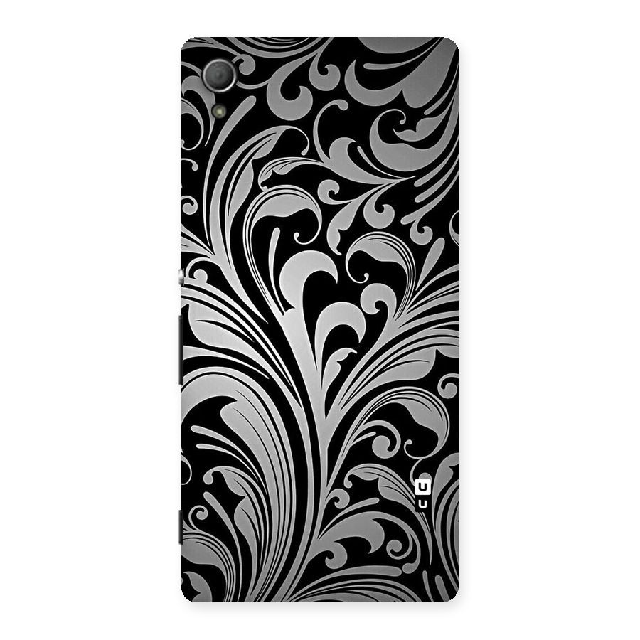 Grey Beauty Pattern Back Case for Xperia Z4