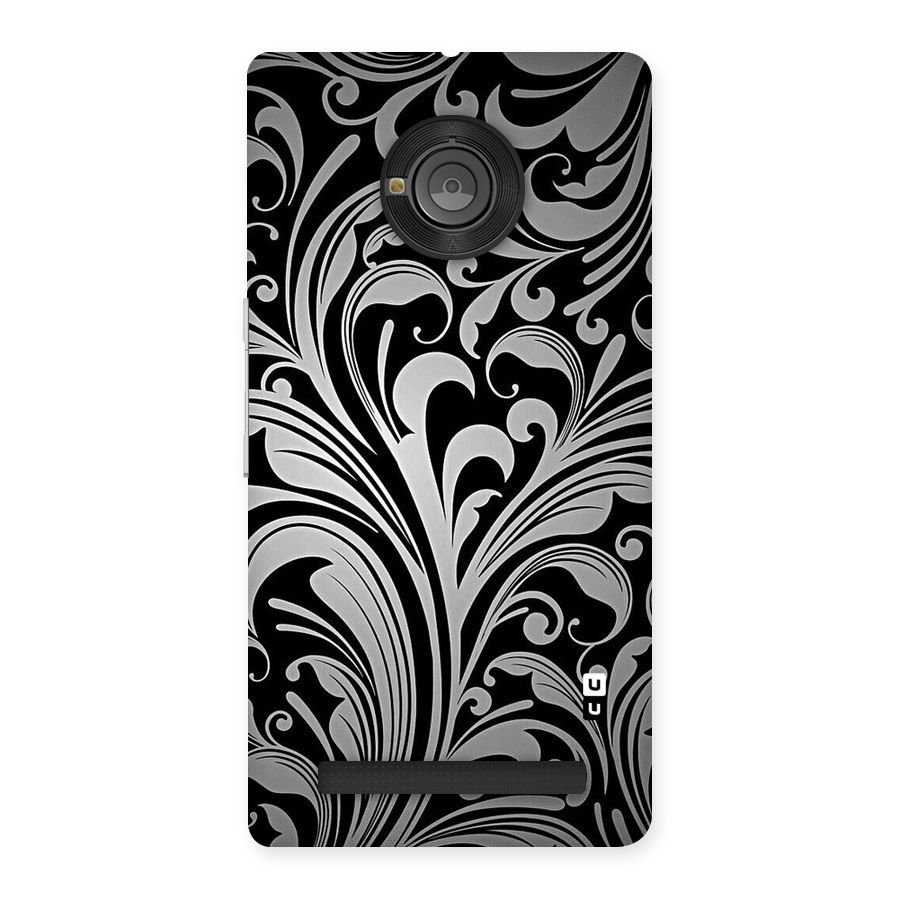 Grey Beauty Pattern Back Case for Yu Yuphoria