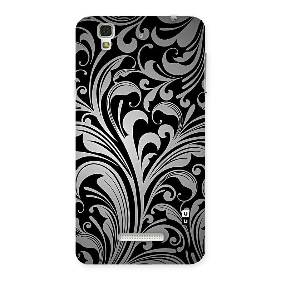 Grey Beauty Pattern Back Case for Yu Yureka
