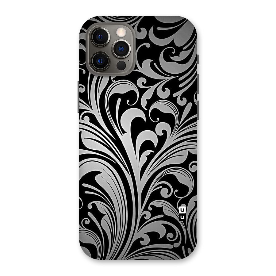 Grey Beauty Pattern Back Case for iPhone 12 Pro