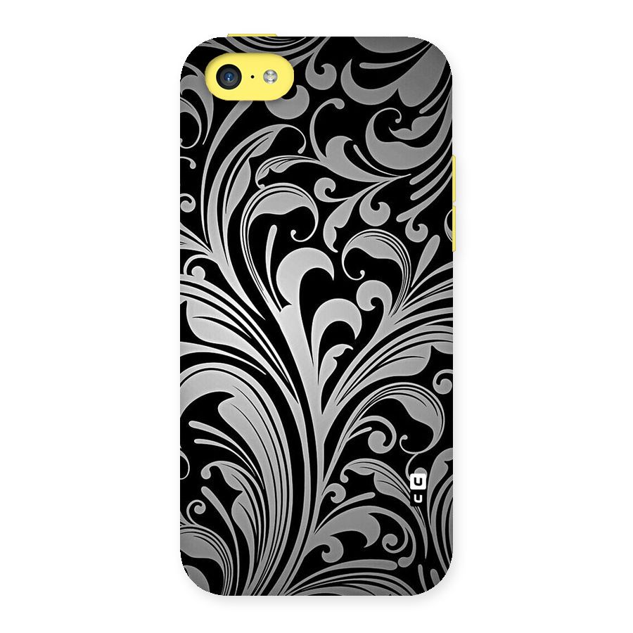 Grey Beauty Pattern Back Case for iPhone 5C