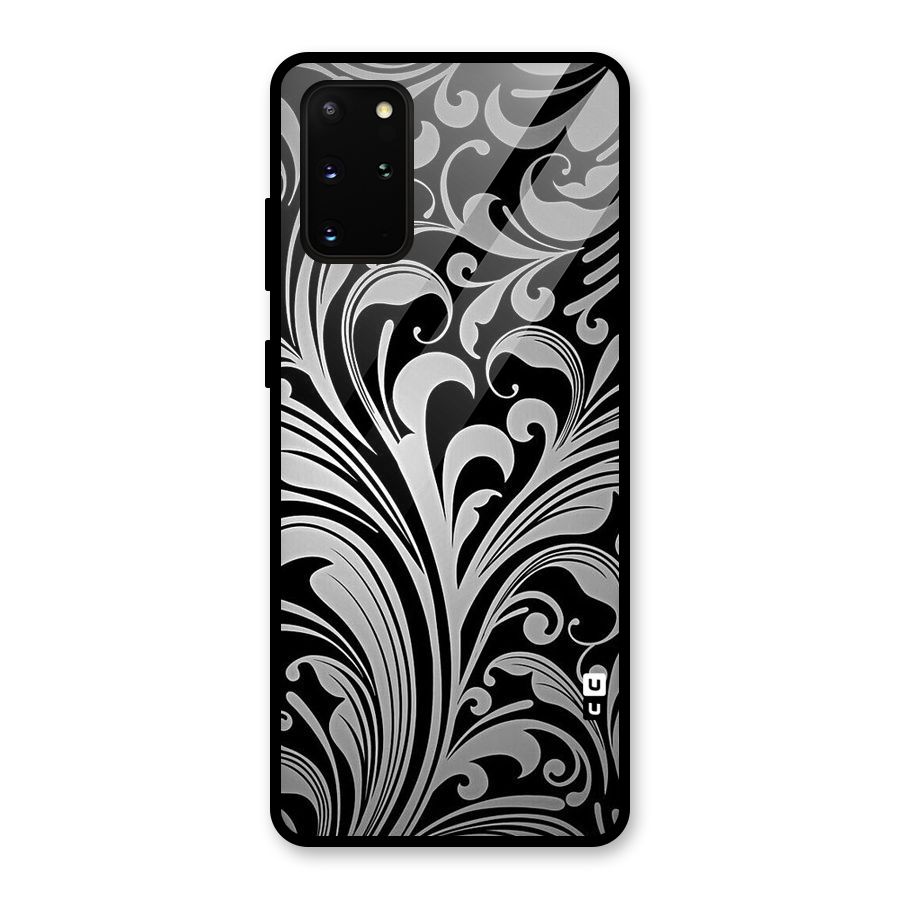 Grey Beauty Pattern Glass Back Case for Galaxy S20 Plus