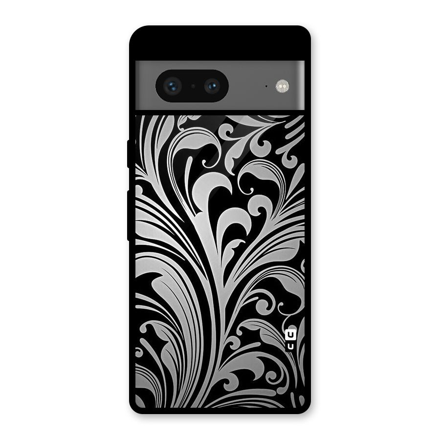 Grey Beauty Pattern Glass Back Case for Google Pixel 7