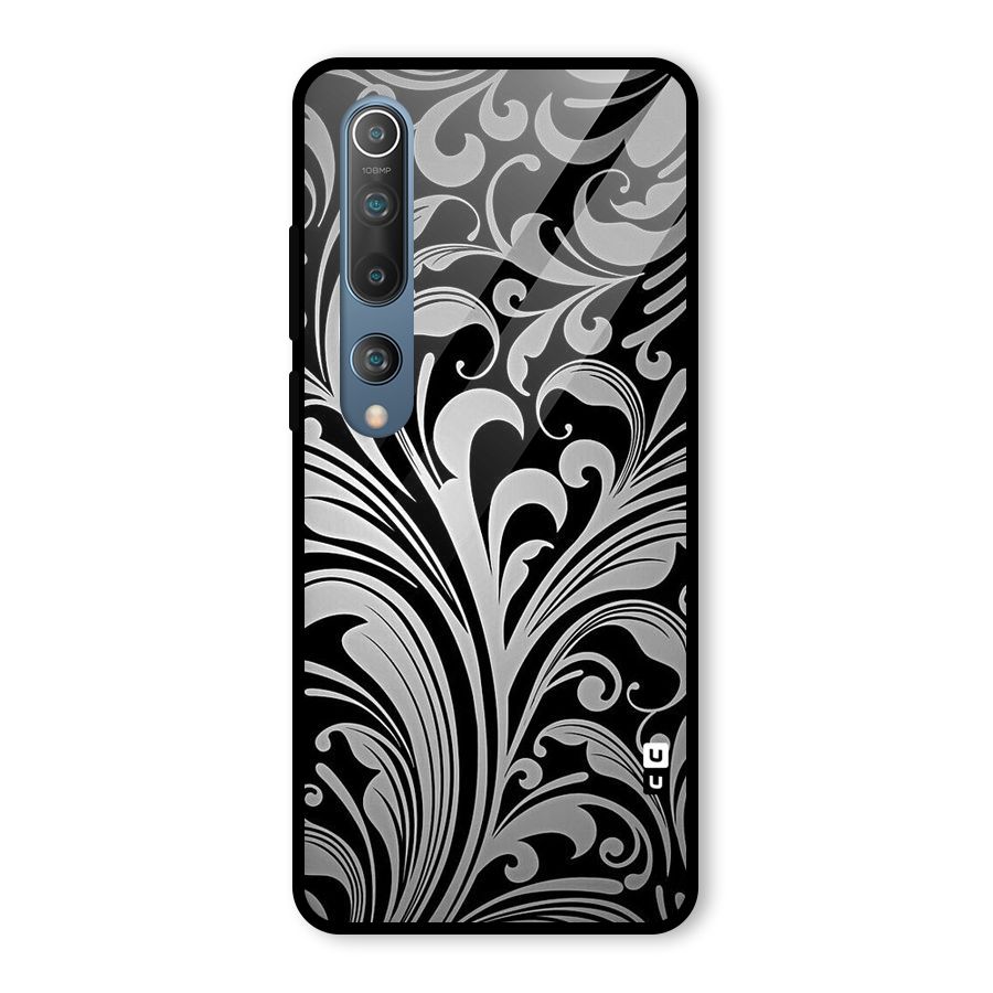 Grey Beauty Pattern Glass Back Case for Mi 10