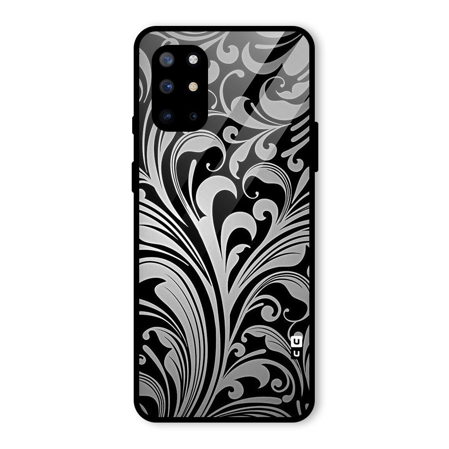 Grey Beauty Pattern Glass Back Case for OnePlus 8T