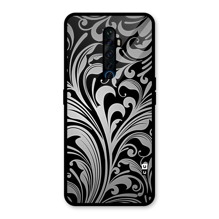Grey Beauty Pattern Glass Back Case for Oppo Reno2 F
