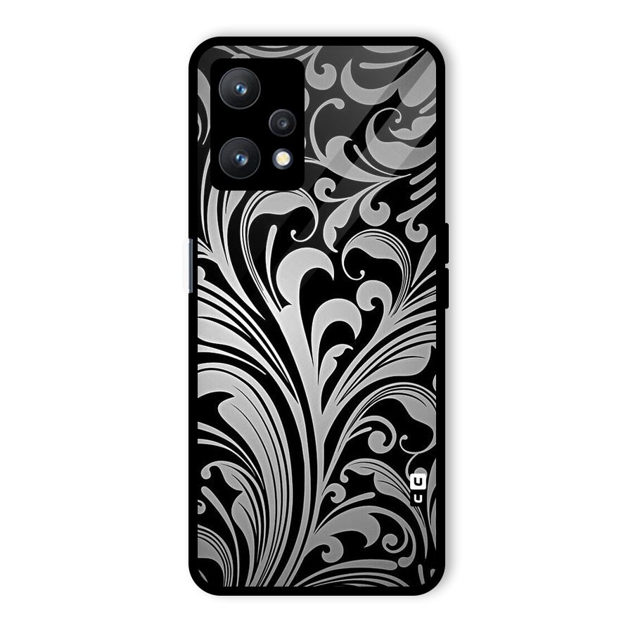 Grey Beauty Pattern Glass Back Case for Realme 9 Pro 5G