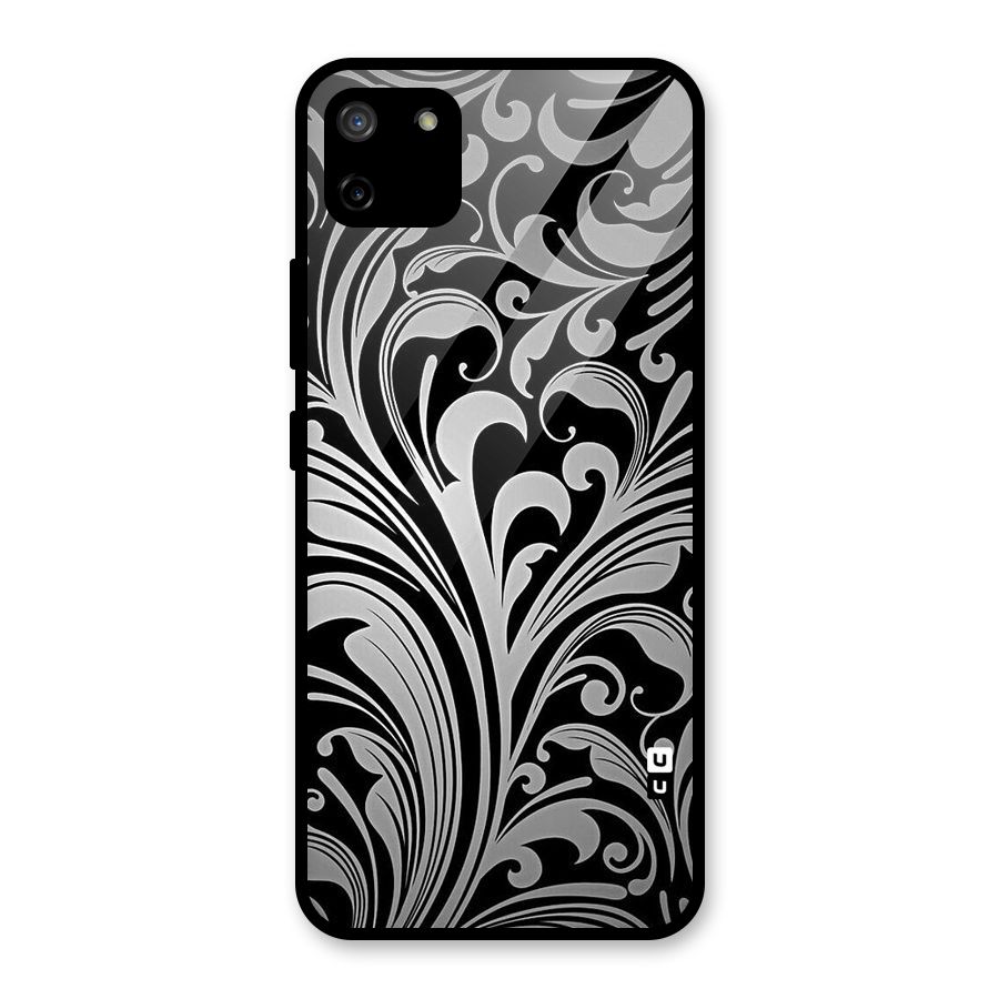 Grey Beauty Pattern Glass Back Case for Realme C11