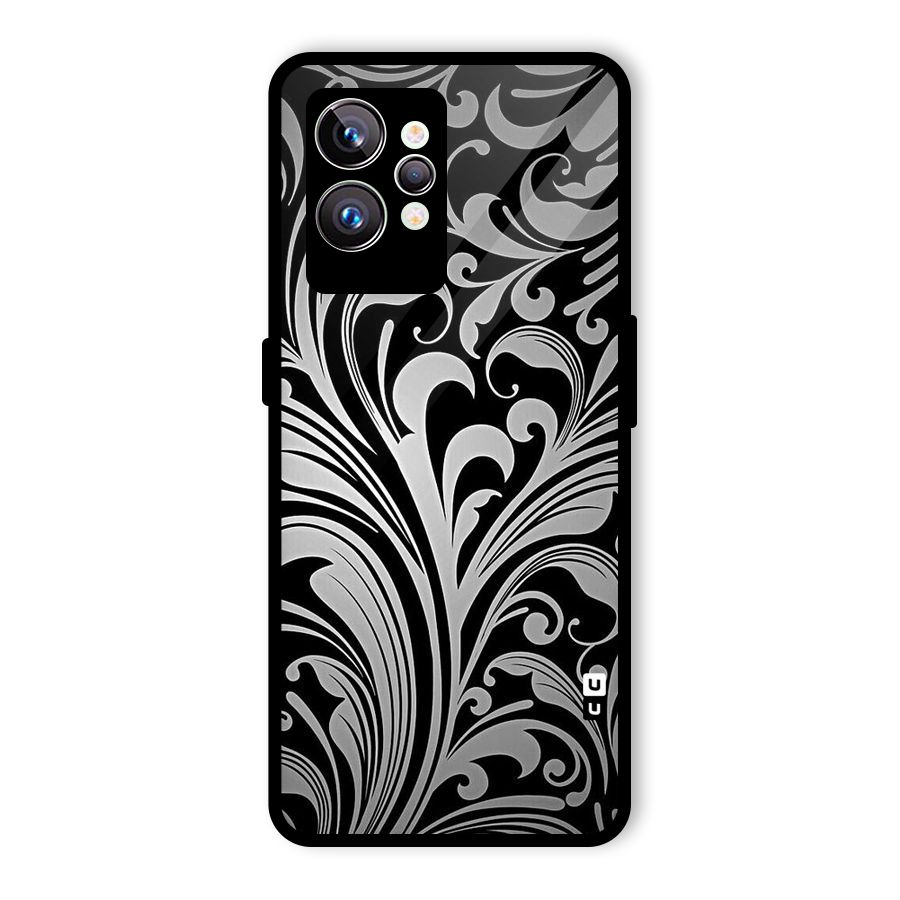 Grey Beauty Pattern Glass Back Case for Realme GT2 Pro