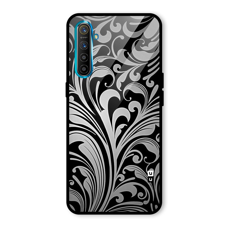 Grey Beauty Pattern Glass Back Case for Realme X2