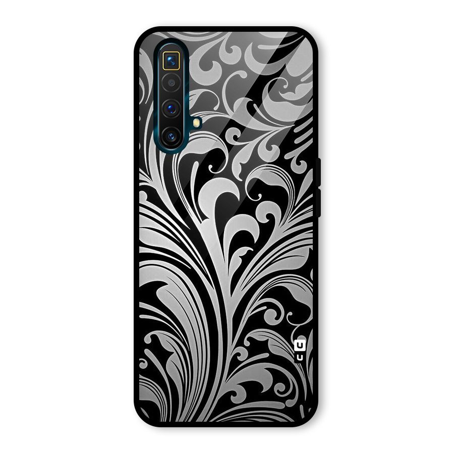 Grey Beauty Pattern Glass Back Case for Realme X3
