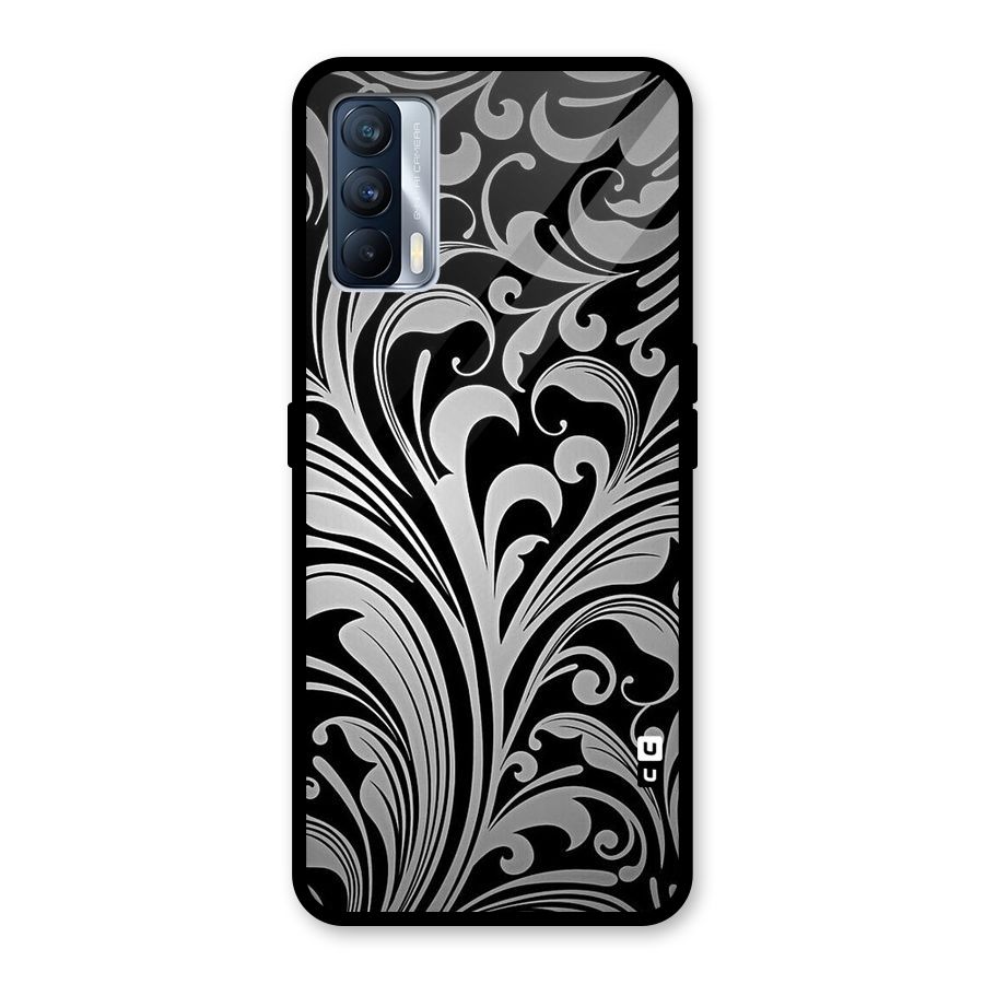 Grey Beauty Pattern Glass Back Case for Realme X7