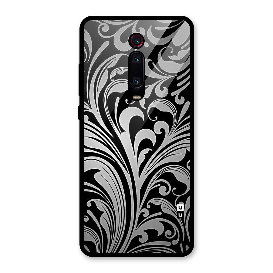 Grey Beauty Pattern Glass Back Case for Redmi K20