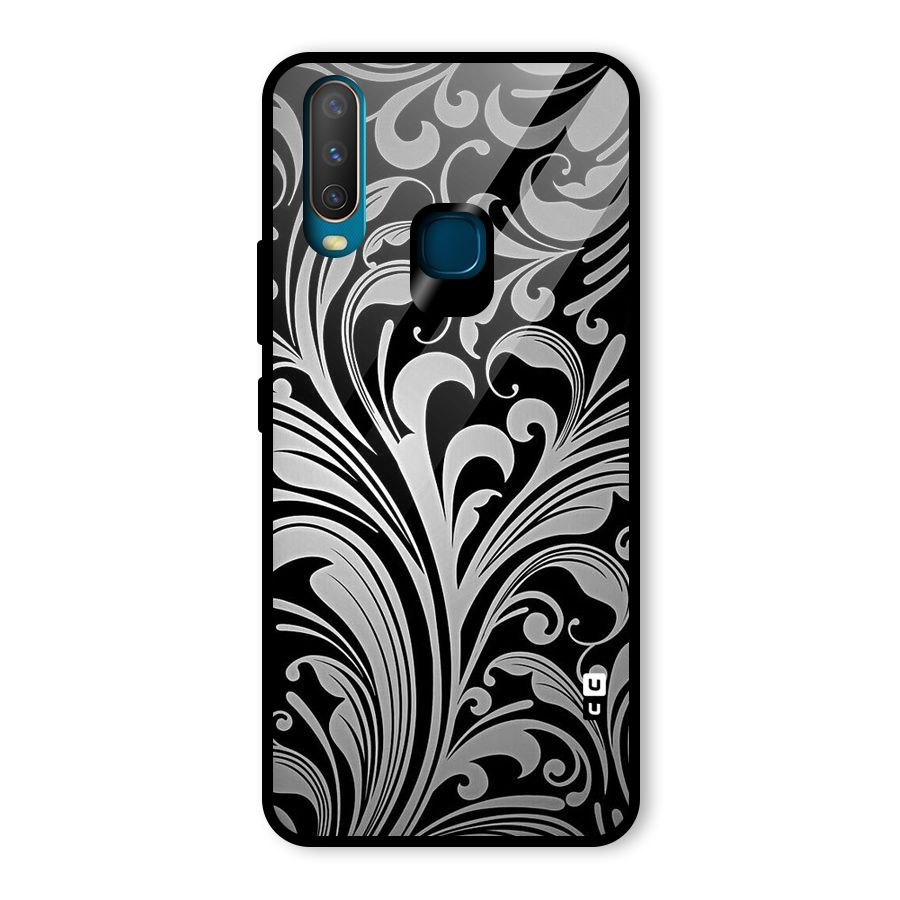 Grey Beauty Pattern Glass Back Case for Vivo U10