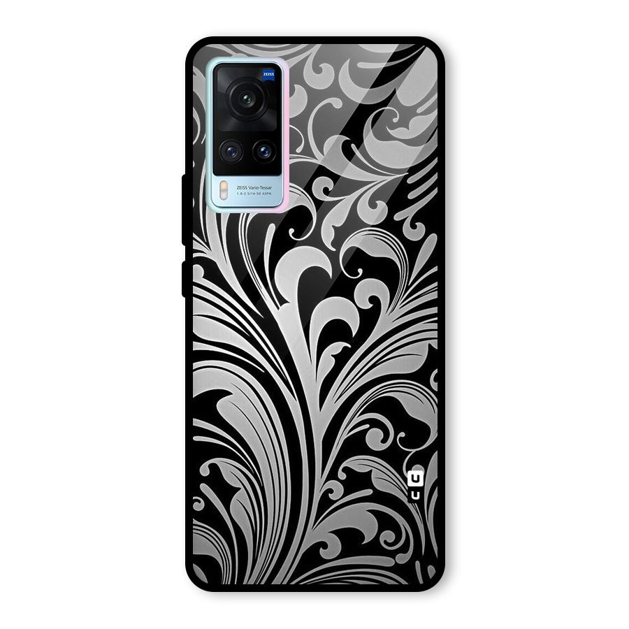 Grey Beauty Pattern Glass Back Case for Vivo X60