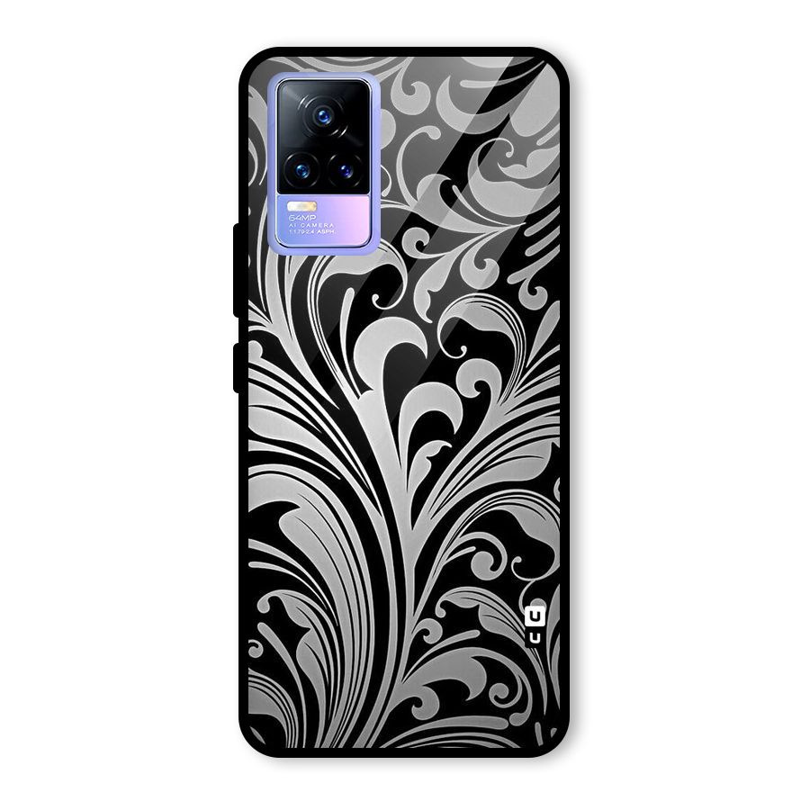 Grey Beauty Pattern Glass Back Case for Vivo Y73