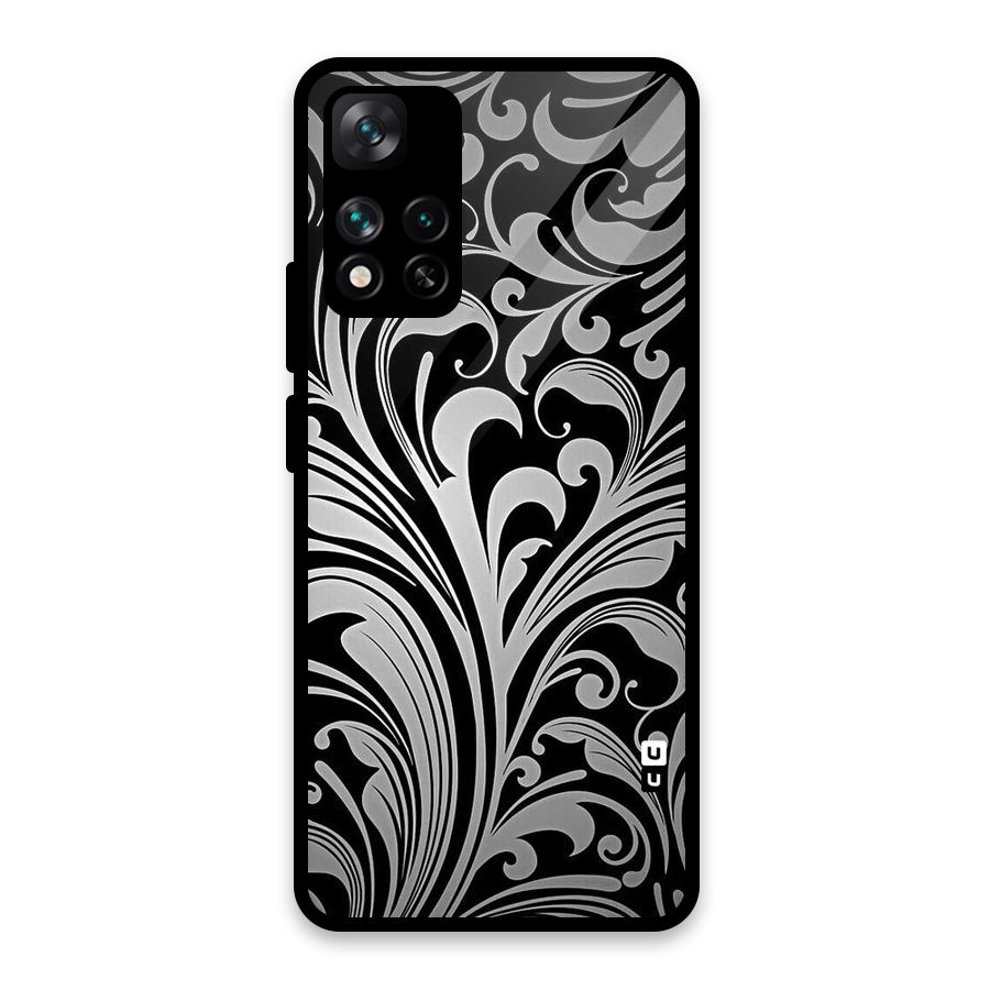 Grey Beauty Pattern Glass Back Case for Xiaomi 11i HyperCharge 5G