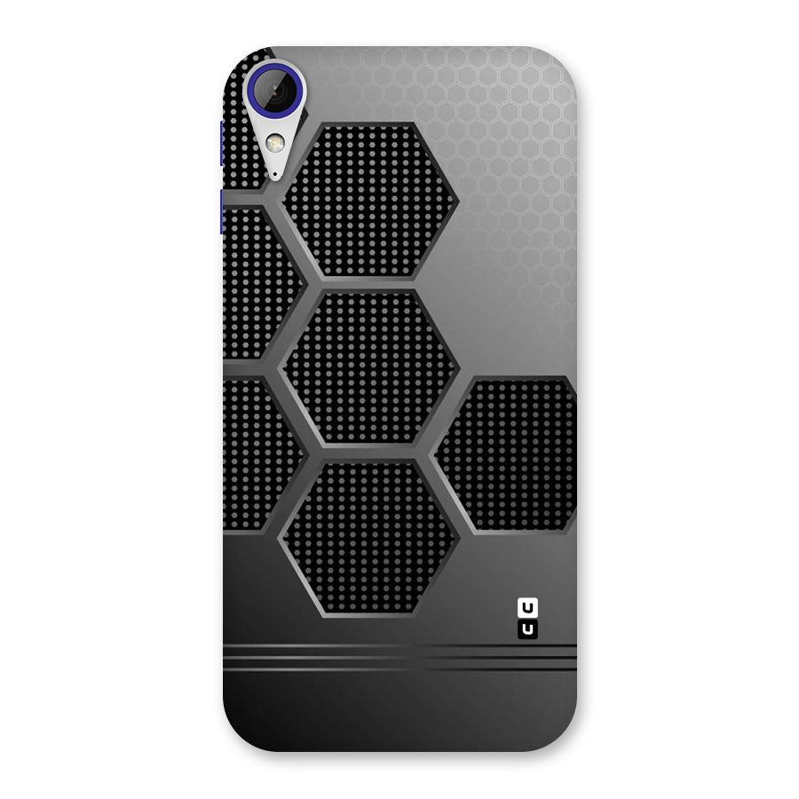 Grey Black Hexa Back Case for Desire 830