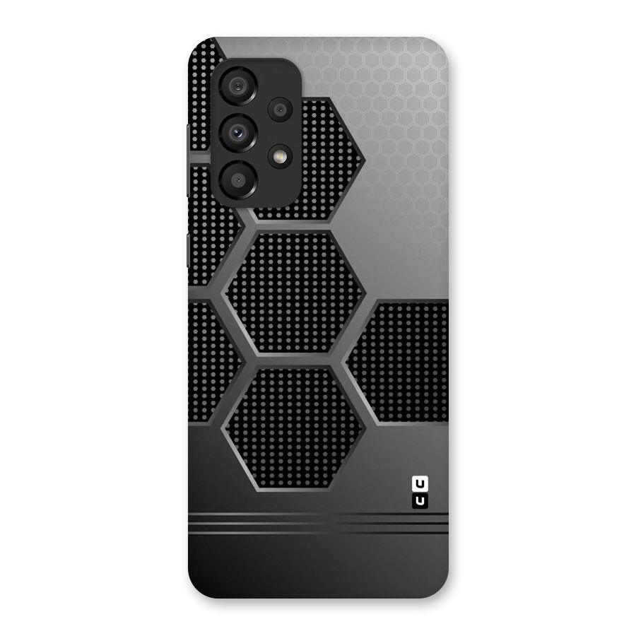 Grey Black Hexa Back Case for Galaxy A33 5G