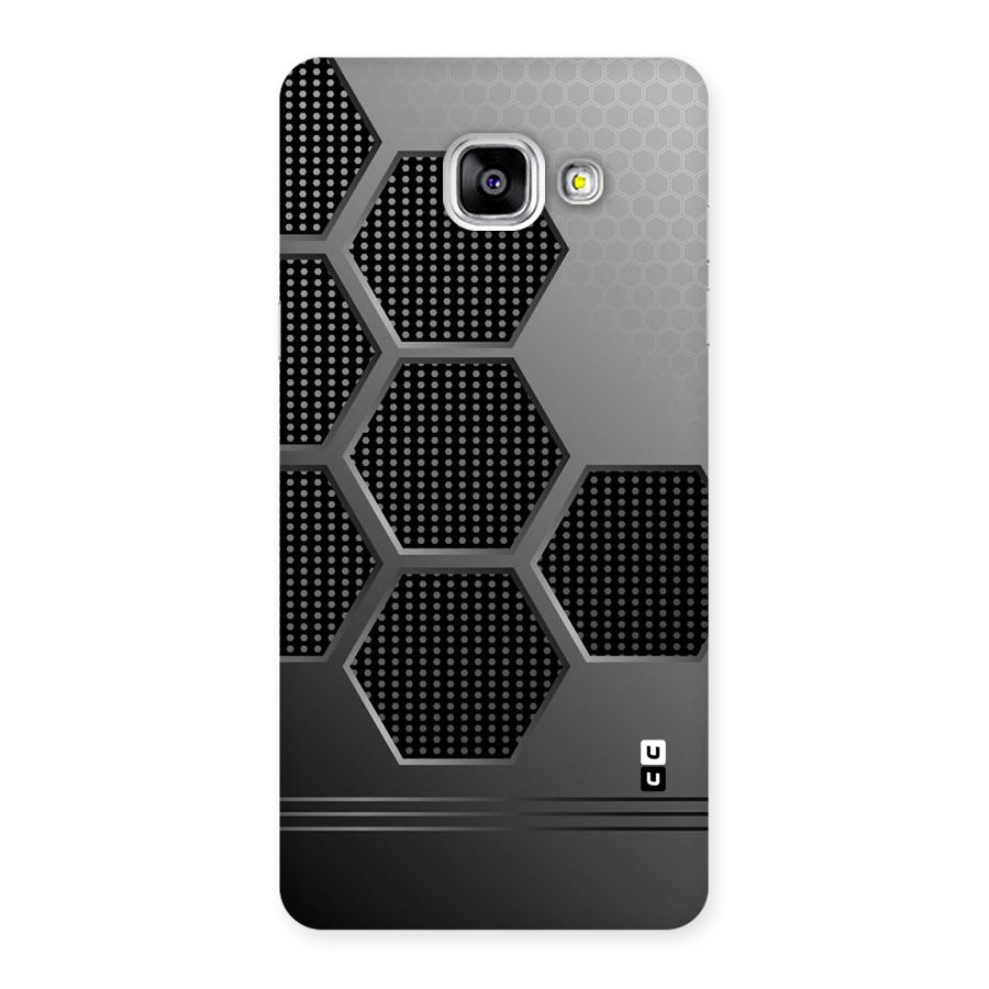 Grey Black Hexa Back Case for Galaxy A5 2016