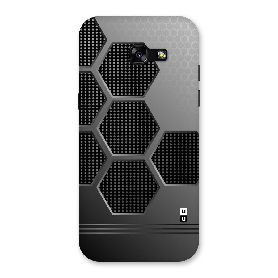 Grey Black Hexa Back Case for Galaxy A5 2017