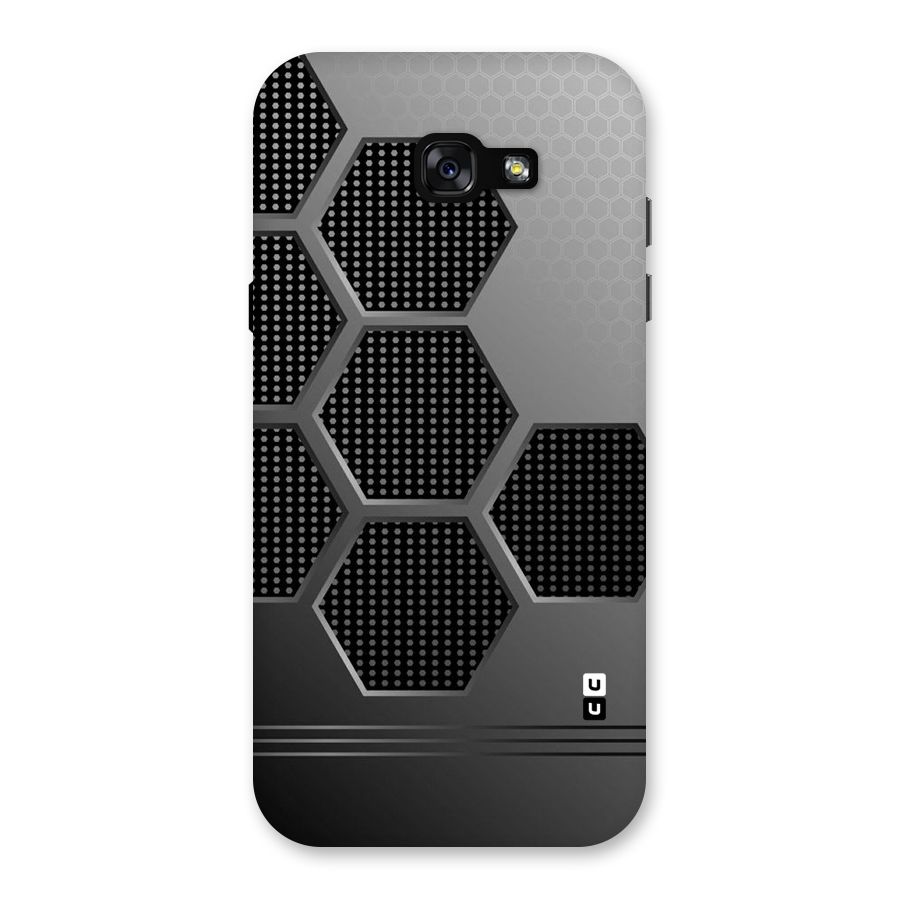 Grey Black Hexa Back Case for Galaxy A7 (2017)