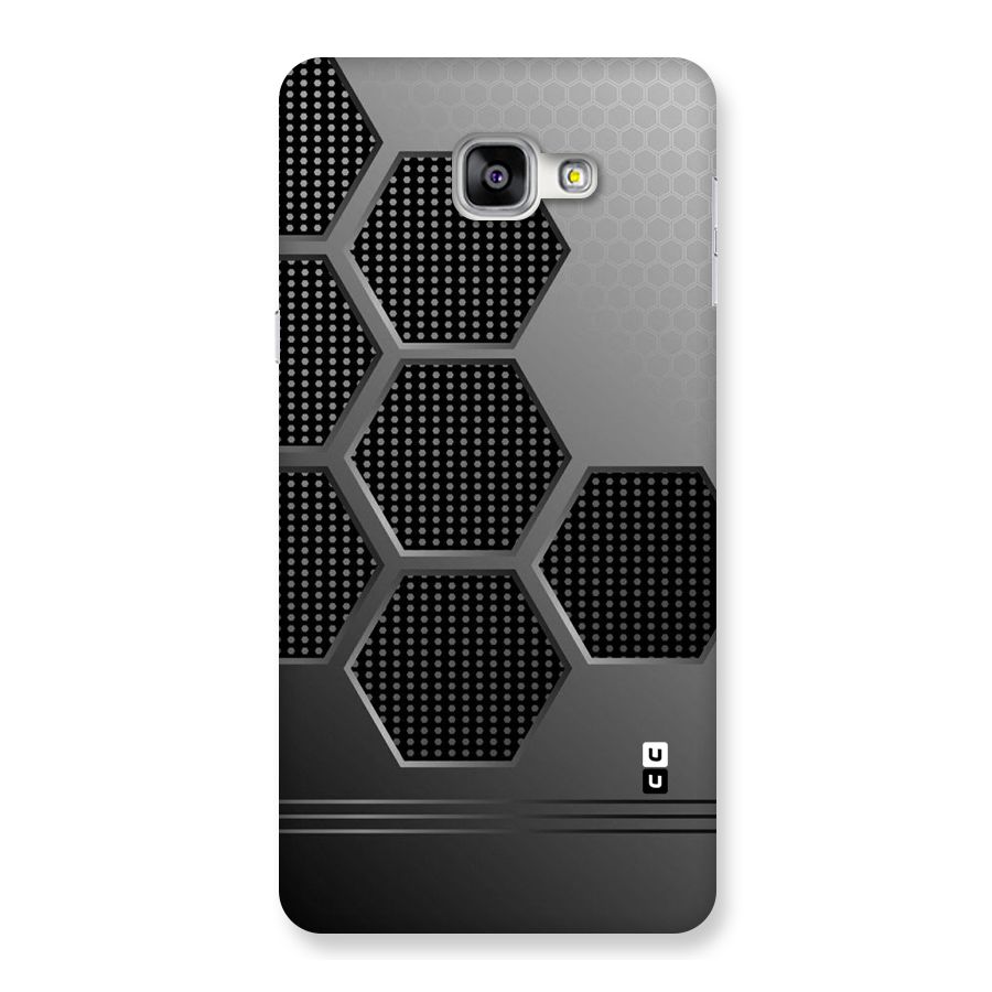 Grey Black Hexa Back Case for Galaxy A9