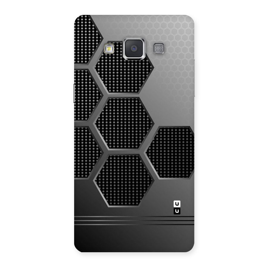 Grey Black Hexa Back Case for Galaxy Grand Max