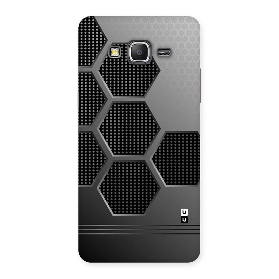 Grey Black Hexa Back Case for Galaxy Grand Prime