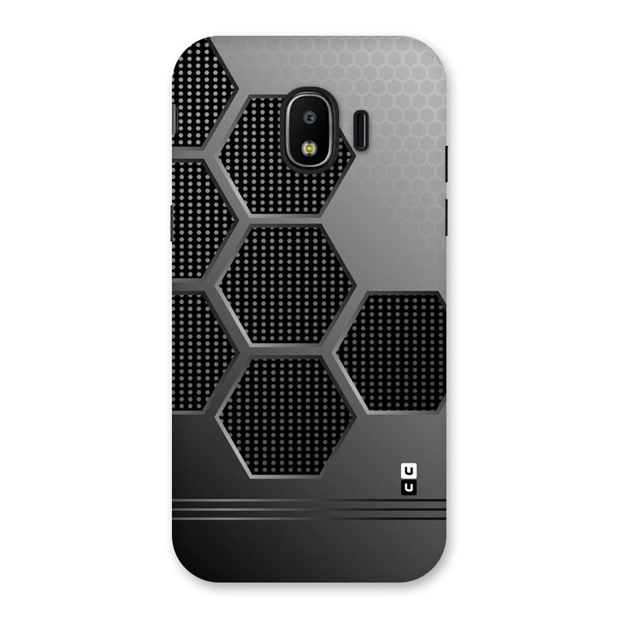 Grey Black Hexa Back Case for Galaxy J2 Pro 2018