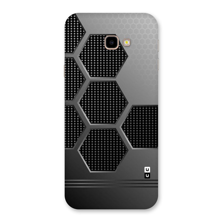 Grey Black Hexa Back Case for Galaxy J4 Plus
