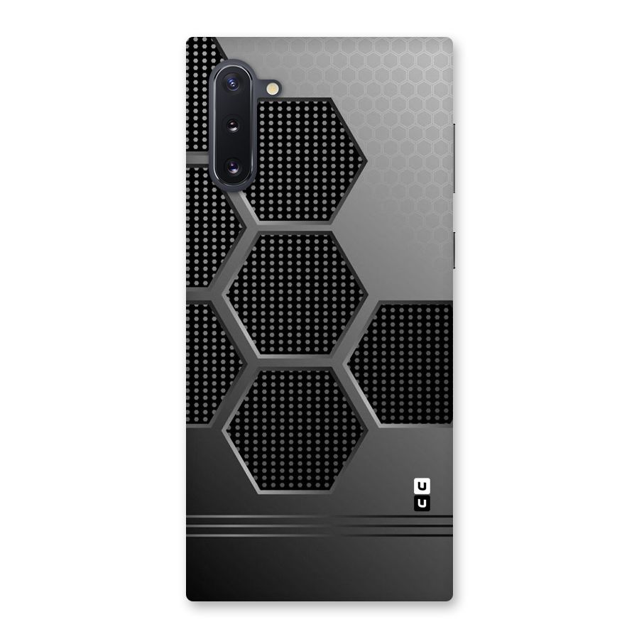Grey Black Hexa Back Case for Galaxy Note 10