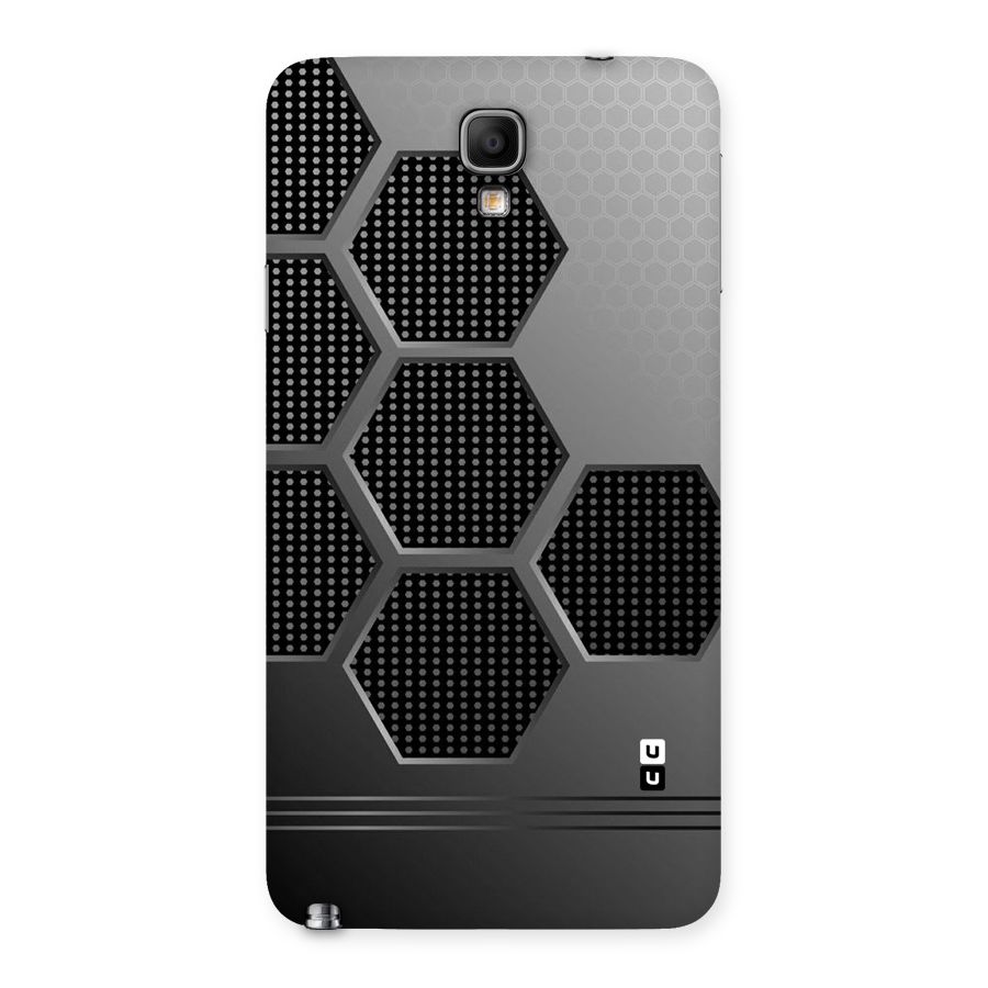 Grey Black Hexa Back Case for Galaxy Note 3 Neo