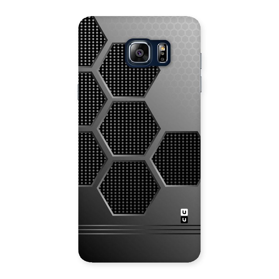 Grey Black Hexa Back Case for Galaxy Note 5