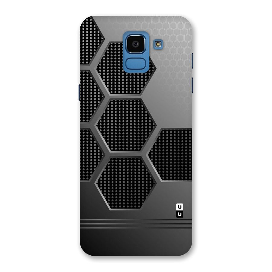 Grey Black Hexa Back Case for Galaxy On6