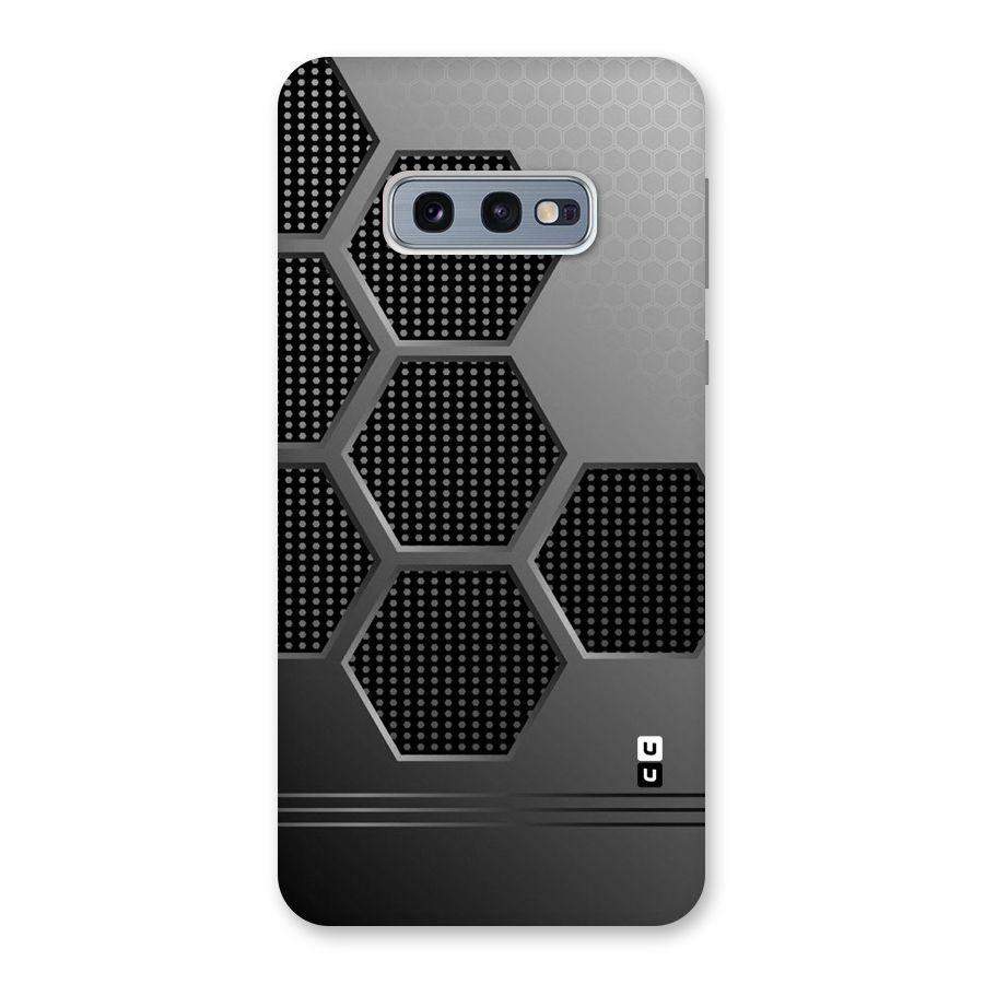 Grey Black Hexa Back Case for Galaxy S10e