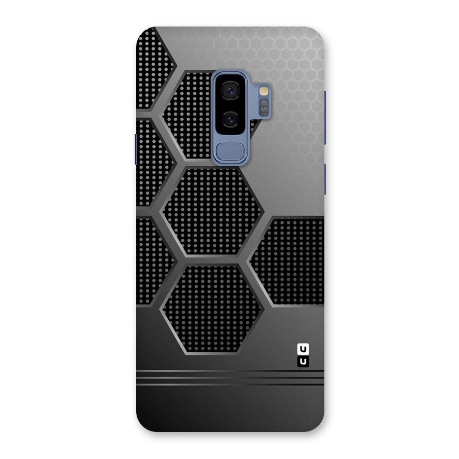 Grey Black Hexa Back Case for Galaxy S9 Plus