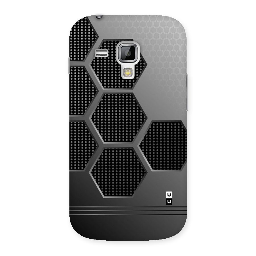 Grey Black Hexa Back Case for Galaxy S Duos