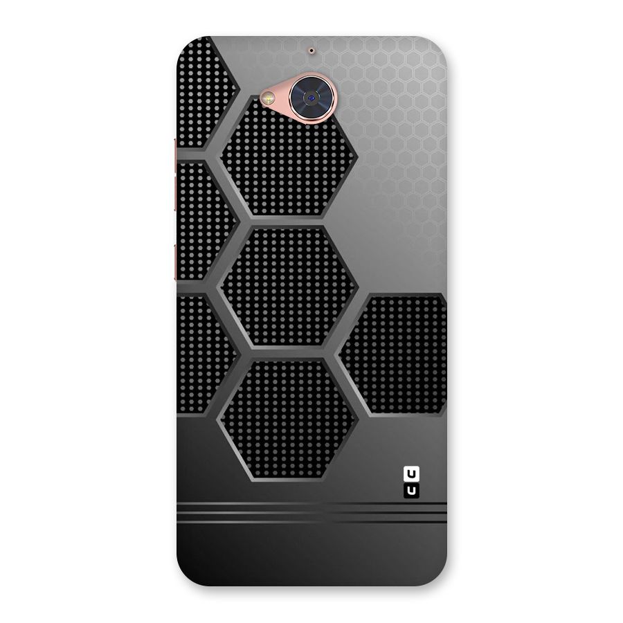 Grey Black Hexa Back Case for Gionee S6 Pro