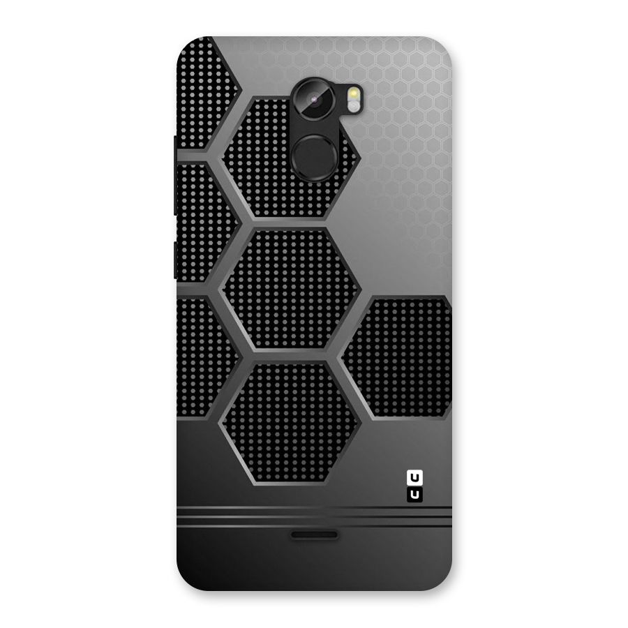 Grey Black Hexa Back Case for Gionee X1