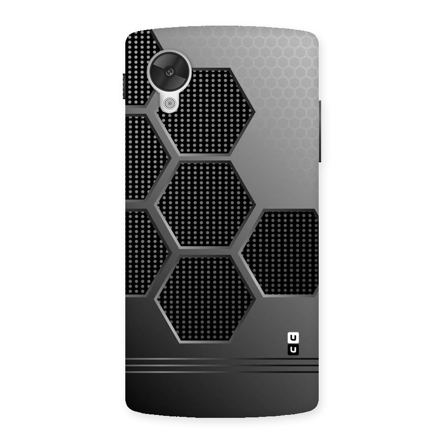 Grey Black Hexa Back Case for Google Nexsus 5