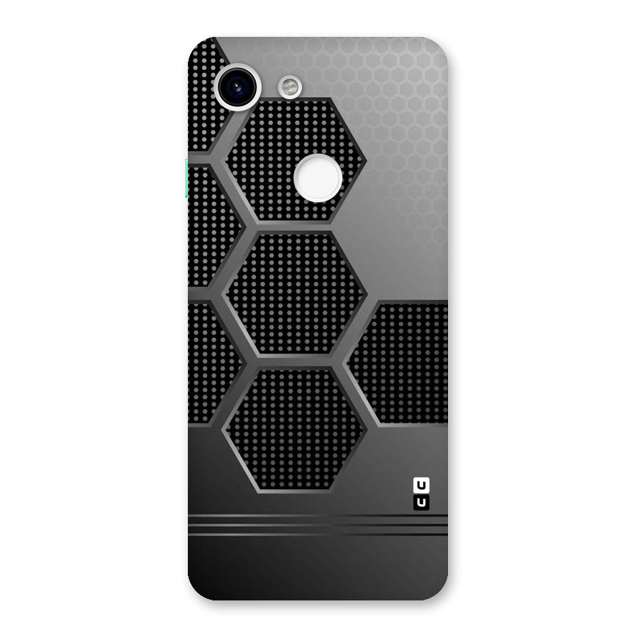 Grey Black Hexa Back Case for Google Pixel 3