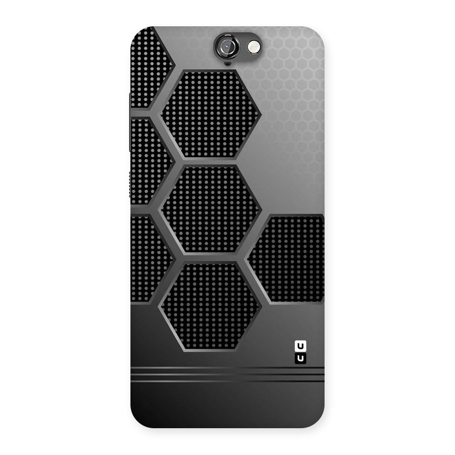 Grey Black Hexa Back Case for HTC One A9