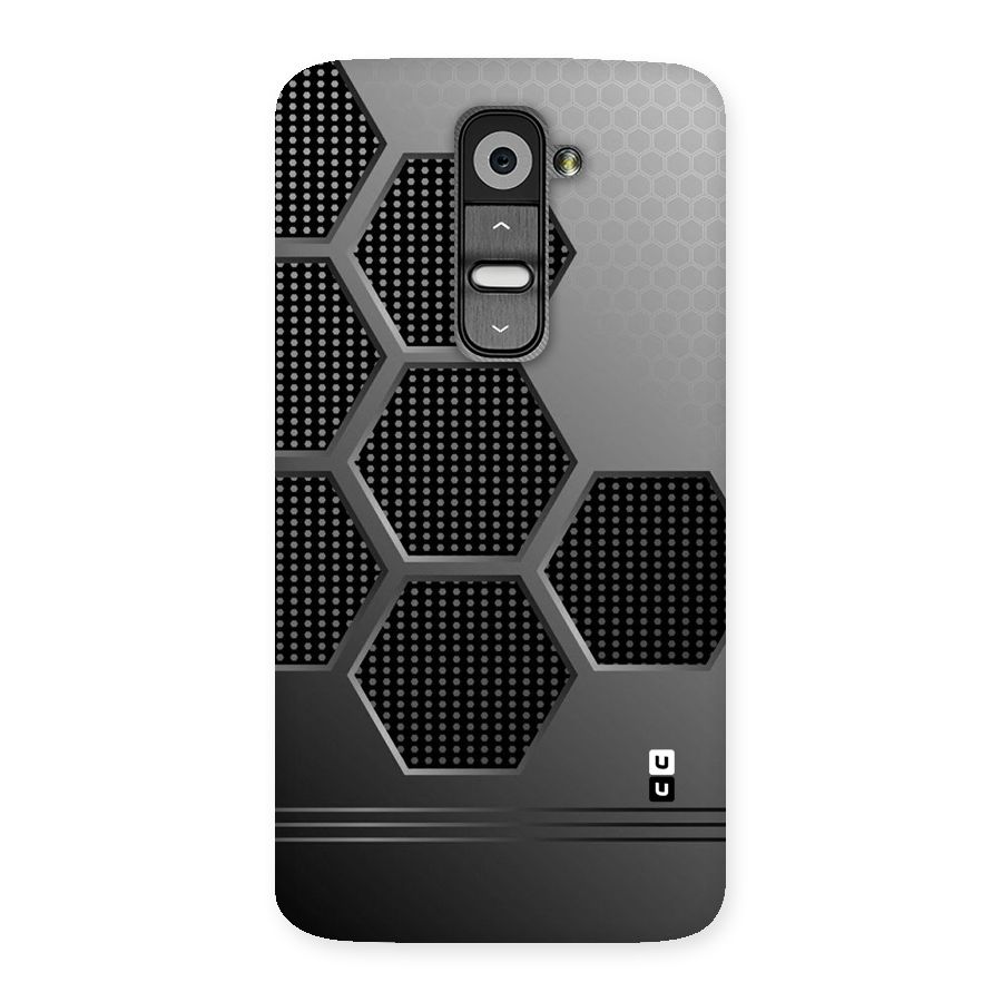 Grey Black Hexa Back Case for LG G2
