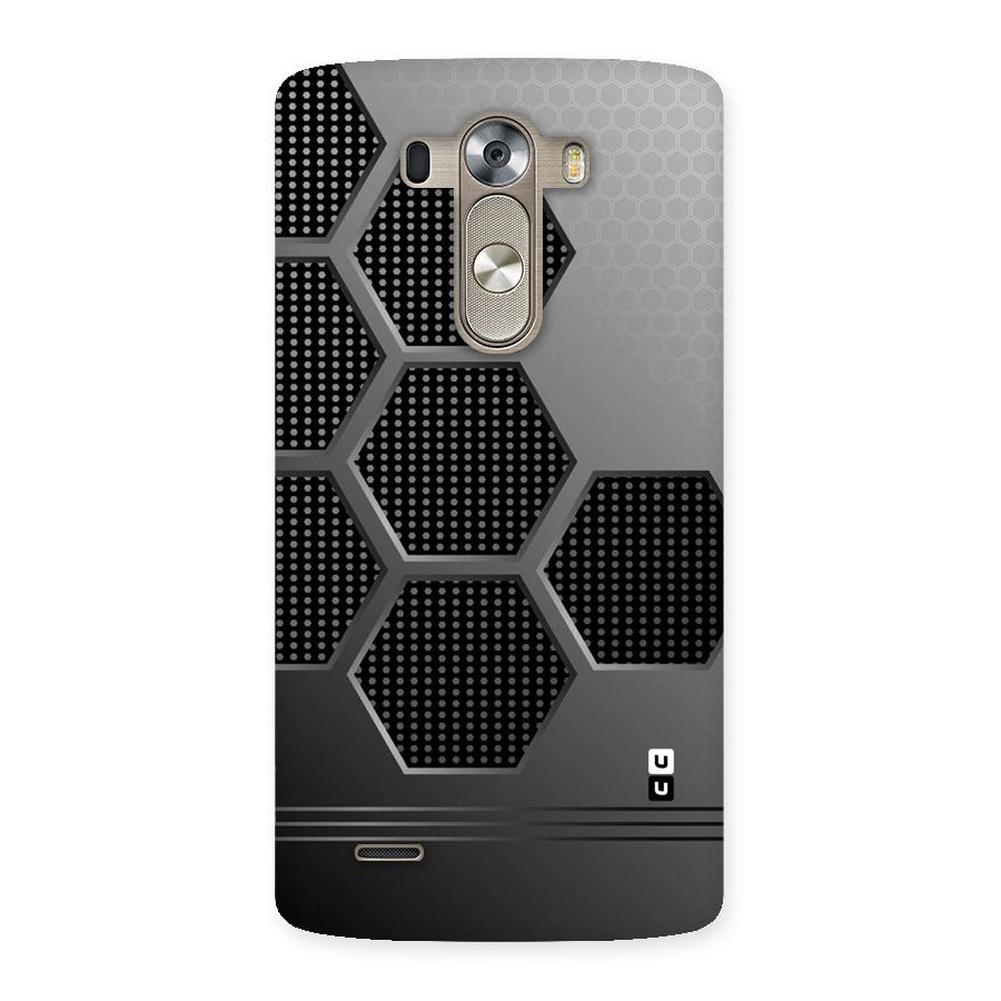 Grey Black Hexa Back Case for LG G3