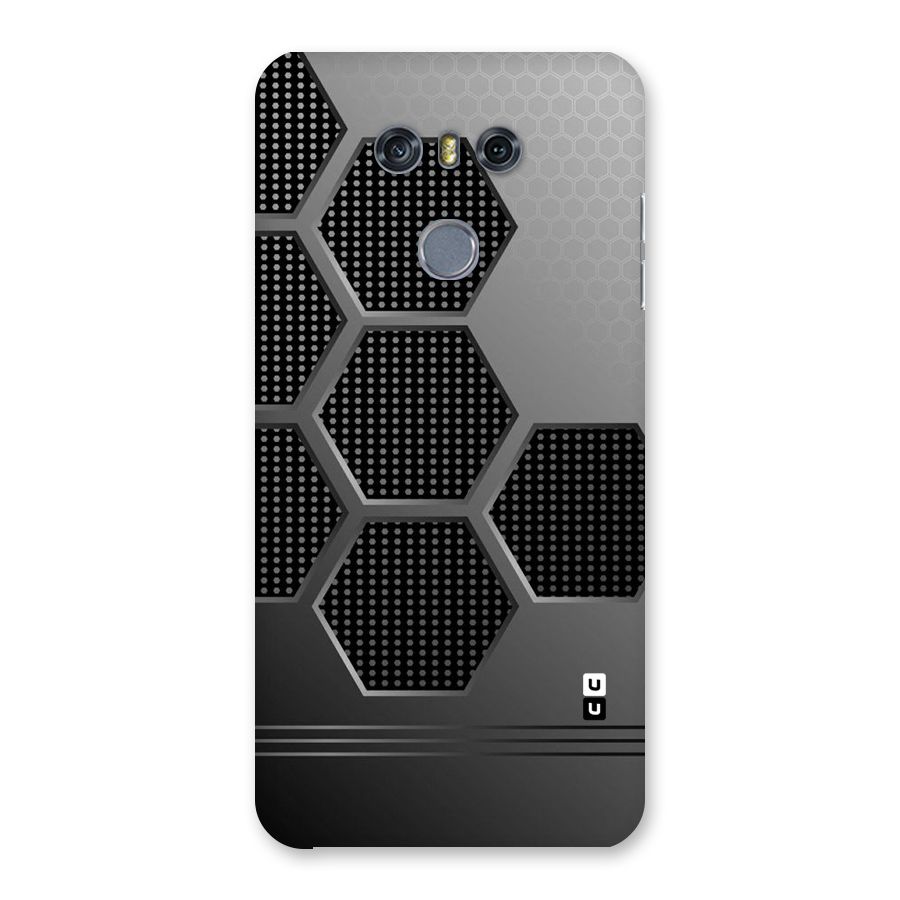 Grey Black Hexa Back Case for LG G6