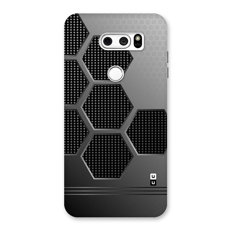 Grey Black Hexa Back Case for LG V30