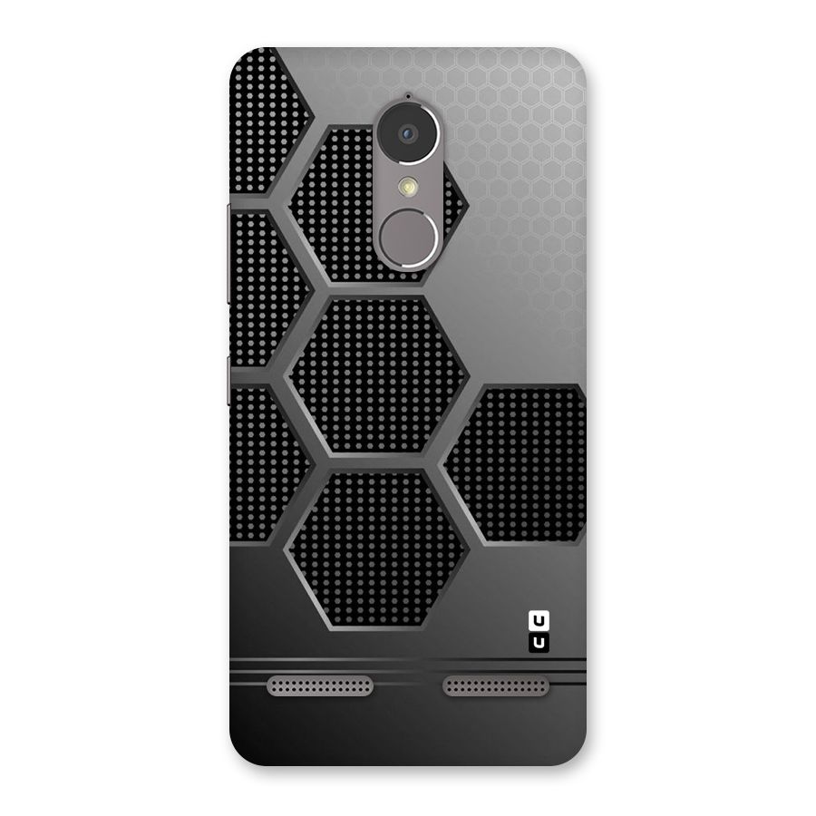 Grey Black Hexa Back Case for Lenovo K6