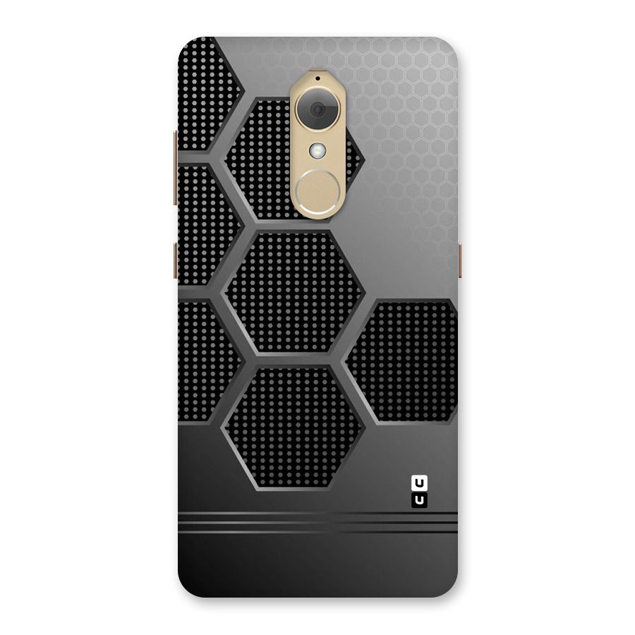 Grey Black Hexa Back Case for Lenovo K8